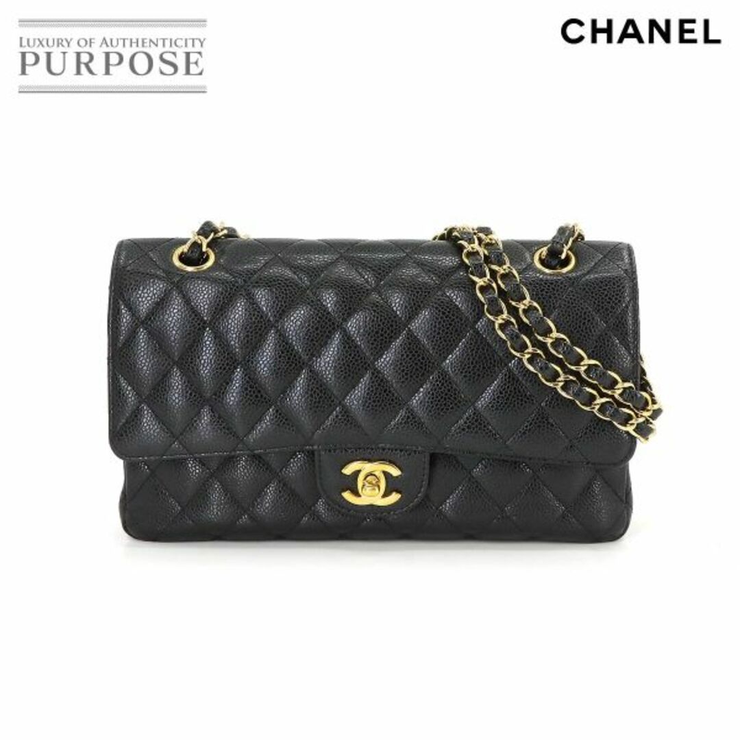 CHANEL(シャネル)のシャネル CHANEL マトラッセ 25 チェーン ショルダー バッグ キャビアスキン ブラック A01112 ゴールド 金具 VLP 90227217 レディースのバッグ(ショルダーバッグ)の商品写真