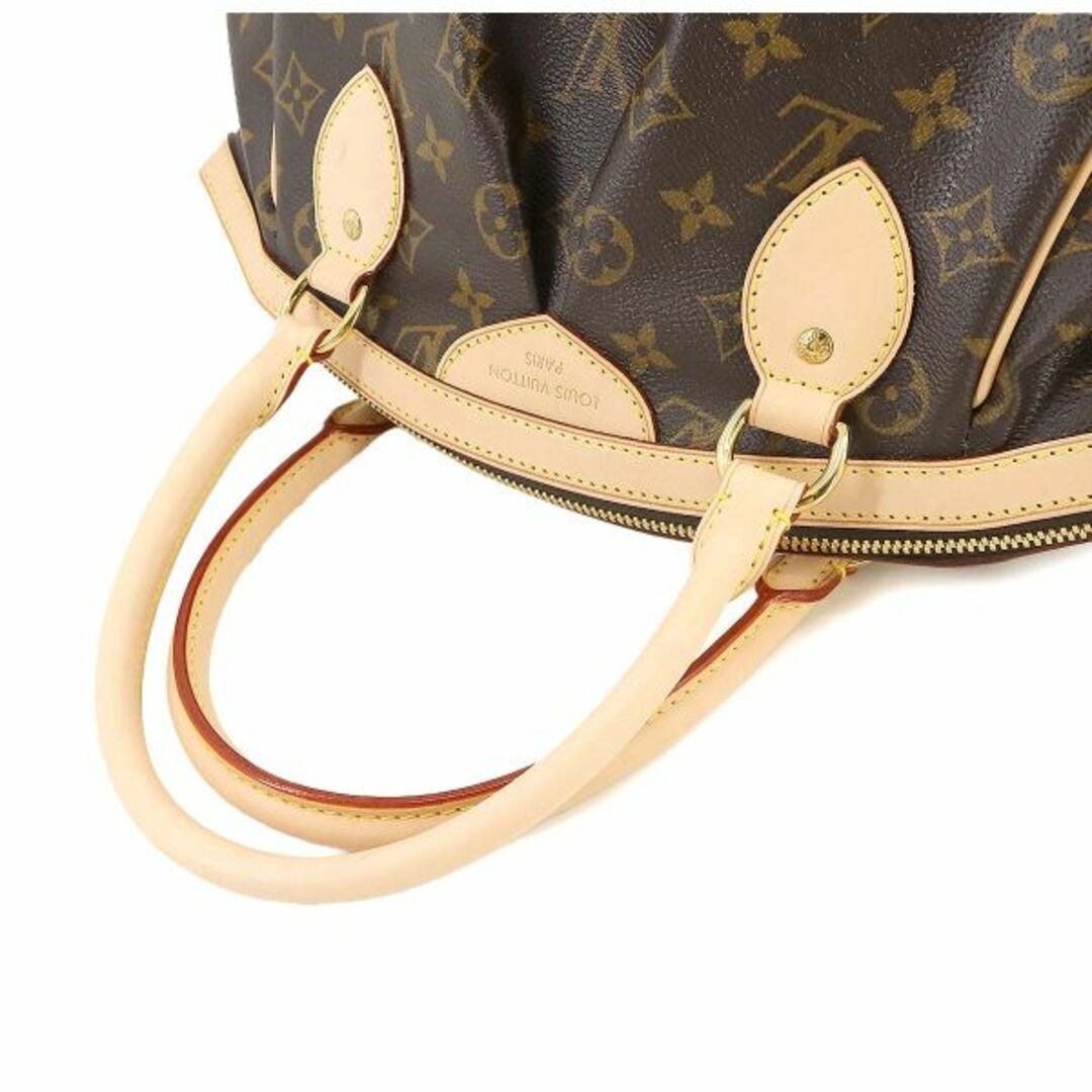 LOUIS VUITTON(ルイヴィトン)の新品同様 ルイ ヴィトン LOUIS VUITTON モノグラム ティボリ PM ハンド バッグ ブラウン M40143 ゴールド 金具 VLP 90228336 レディースのバッグ(ハンドバッグ)の商品写真