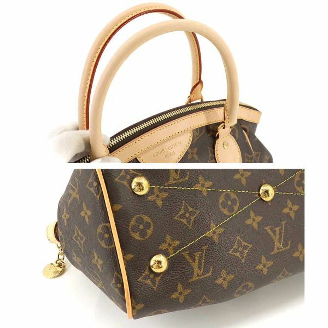 LOUIS VUITTON(ルイヴィトン)の新品同様 ルイ ヴィトン LOUIS VUITTON モノグラム ティボリ PM ハンド バッグ ブラウン M40143 ゴールド 金具 VLP 90228336 レディースのバッグ(ハンドバッグ)の商品写真