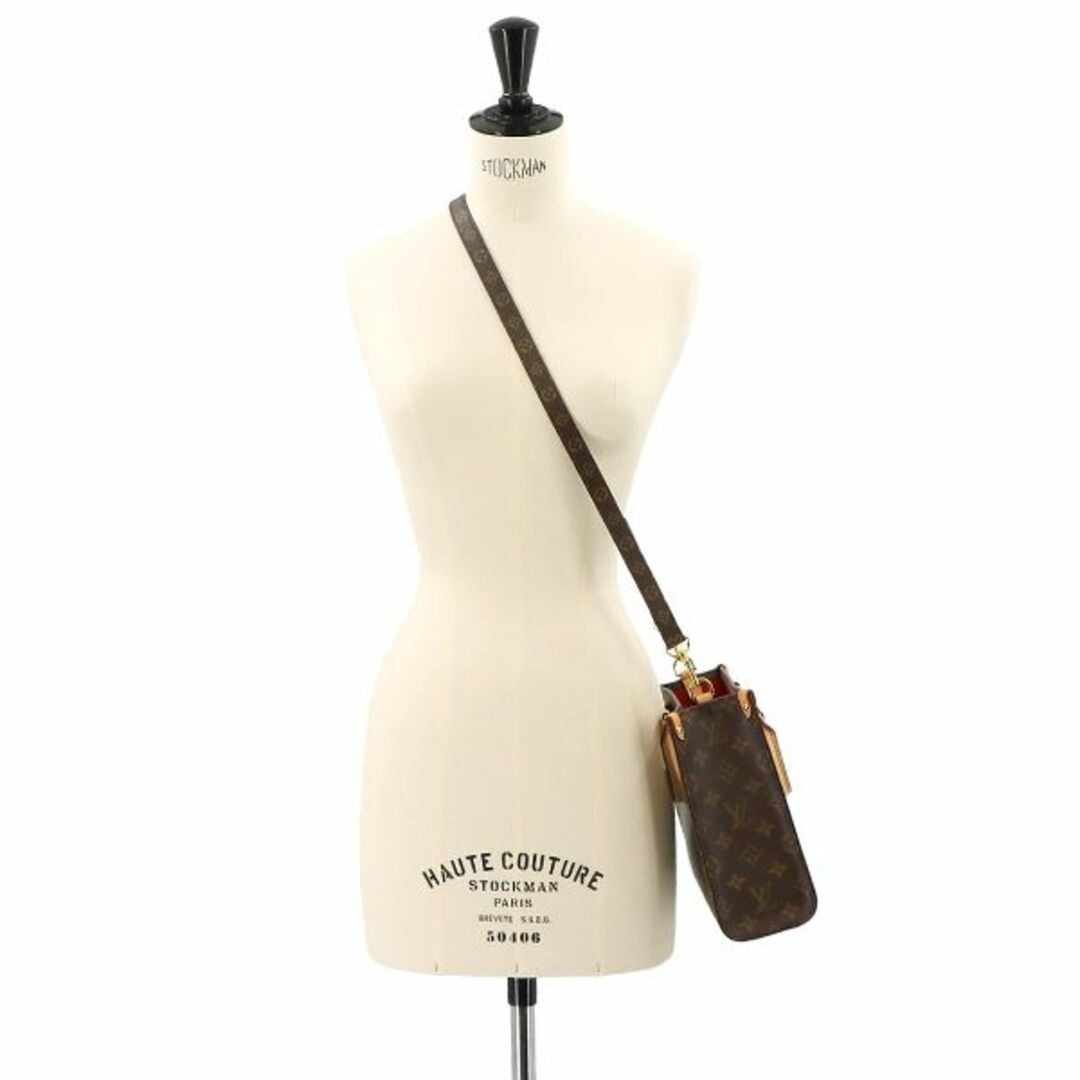 LOUIS VUITTON(ルイヴィトン)のルイ ヴィトン LOUIS VUITTON モノグラム サックプラ BB 2way ハンド ショルダー バッグ ブラウン M46265 RFID VLP 90228345 レディースのバッグ(ハンドバッグ)の商品写真