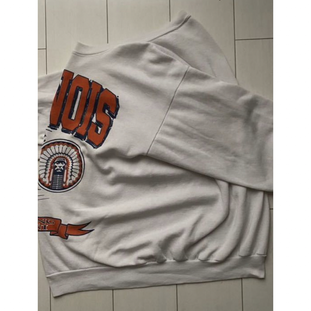 VINTAGE(ヴィンテージ)の80s 90s TULTEX USA製 NCAA スウェット ホワイト XL メンズのトップス(スウェット)の商品写真