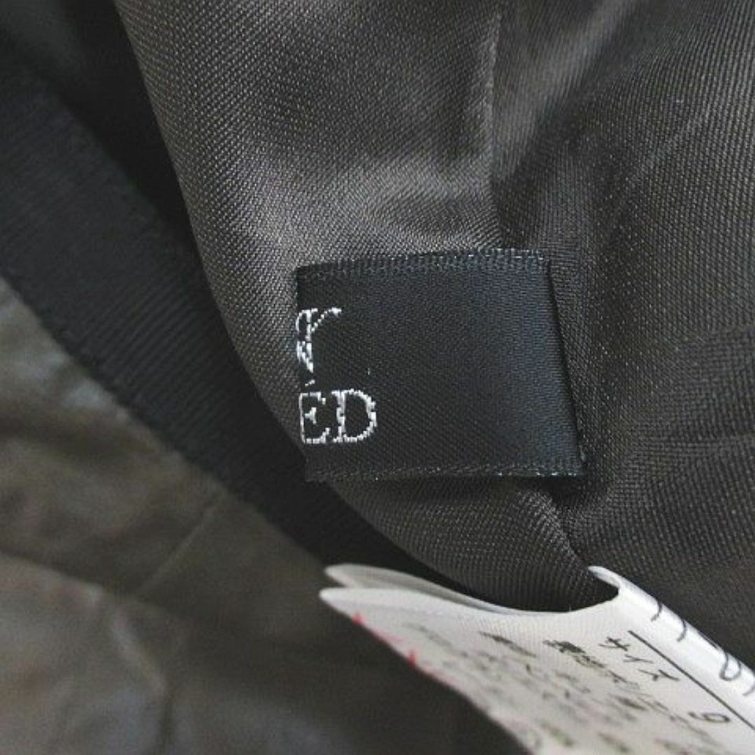INED(イネド)のINED 膝丈 フレアスカート 9 茶系 ブラウン 日本製 綿  レディースのスカート(ひざ丈スカート)の商品写真