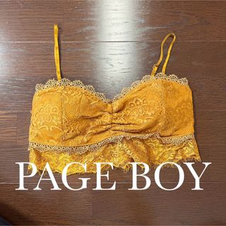 ページボーイ(PAGEBOY)のPAGE BOY ページボーイ レース ブラトップ キャミソール ビスチェ(ベアトップ/チューブトップ)