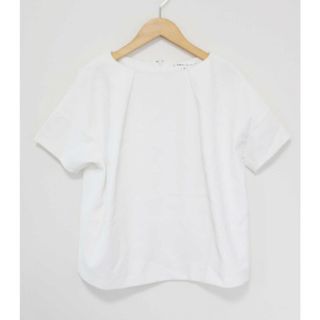 【夏物 新入荷】●49AV.junko shimada/フォーティナインアベニュージュンコシマダ●半袖ブラウス/プルオーバー/クルーネック ホワイト/白 レディース 36【中古】夏 034042(シャツ/ブラウス(半袖/袖なし))