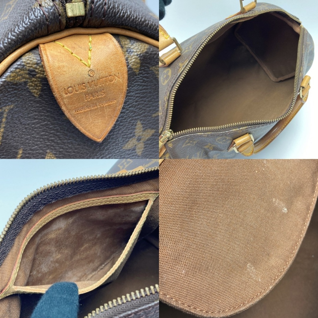 LOUIS VUITTON(ルイヴィトン)の☆☆LOUIS VUITTON ルイヴィトン モノグラム スピーディ30 M41526 ハンドバッグ ミニボストン パドロック・キー有 レディースのバッグ(ハンドバッグ)の商品写真