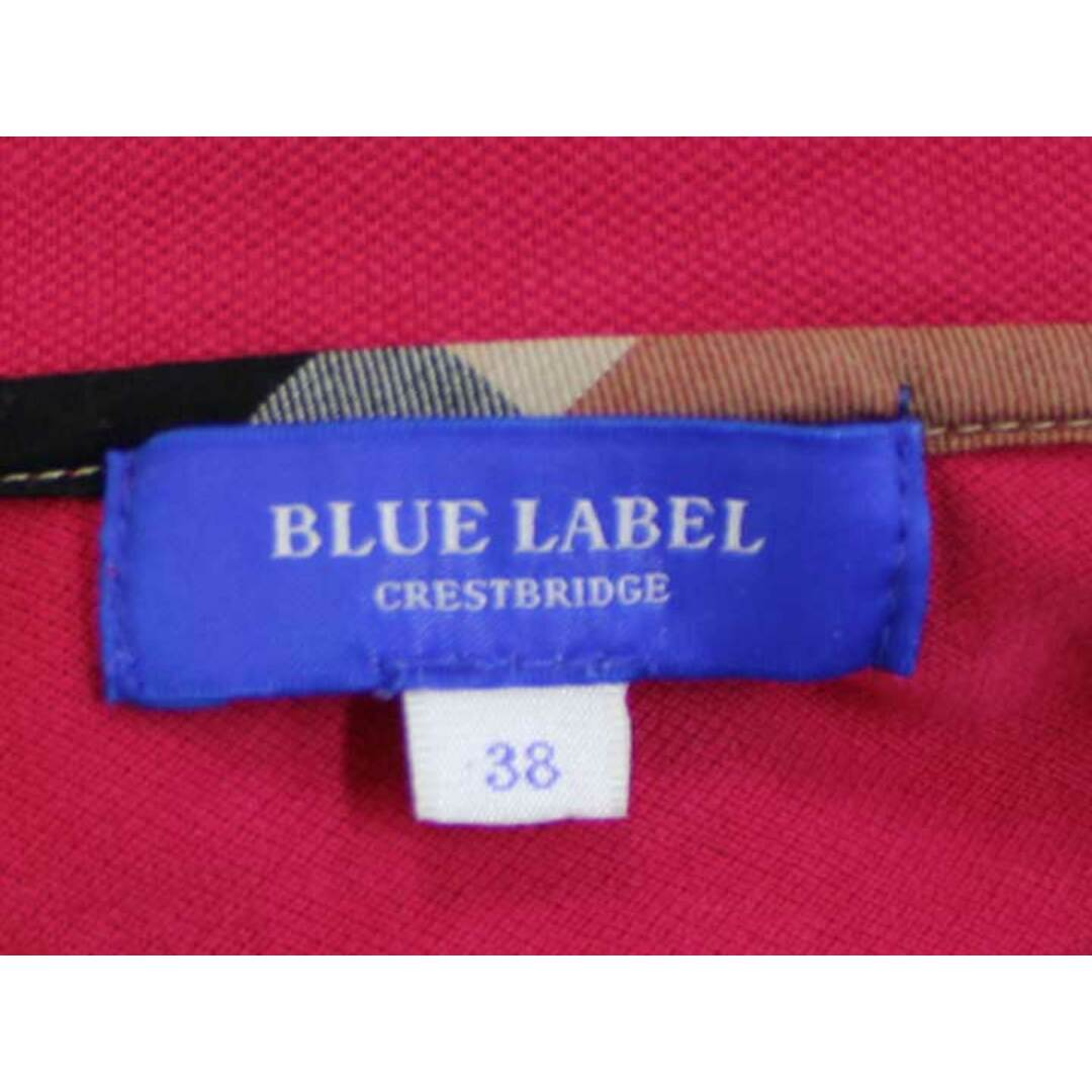 BLUE LABEL CRESTBRIDGE(ブルーレーベルクレストブリッジ)の【夏物 新入荷】■BLUE LABEL CRESTBRIDGE/ブルーレーベルクレストブリッジ■ポロシャツ/半袖 ピンク レディース 38【中古】夏 424042 レディースのトップス(ポロシャツ)の商品写真