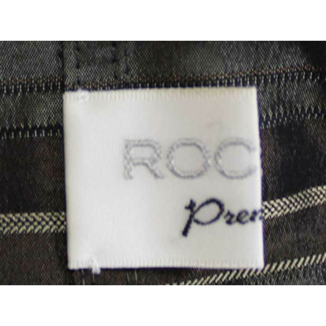 ROCHAS(ロシャス)の【春物 新入荷】■ROCHAS/ロシャス■ボーダーフリルベスト/ノースリーブ ブラウン/茶色 レディース 9【中古】春夏 424042 レディースのトップス(ベスト/ジレ)の商品写真