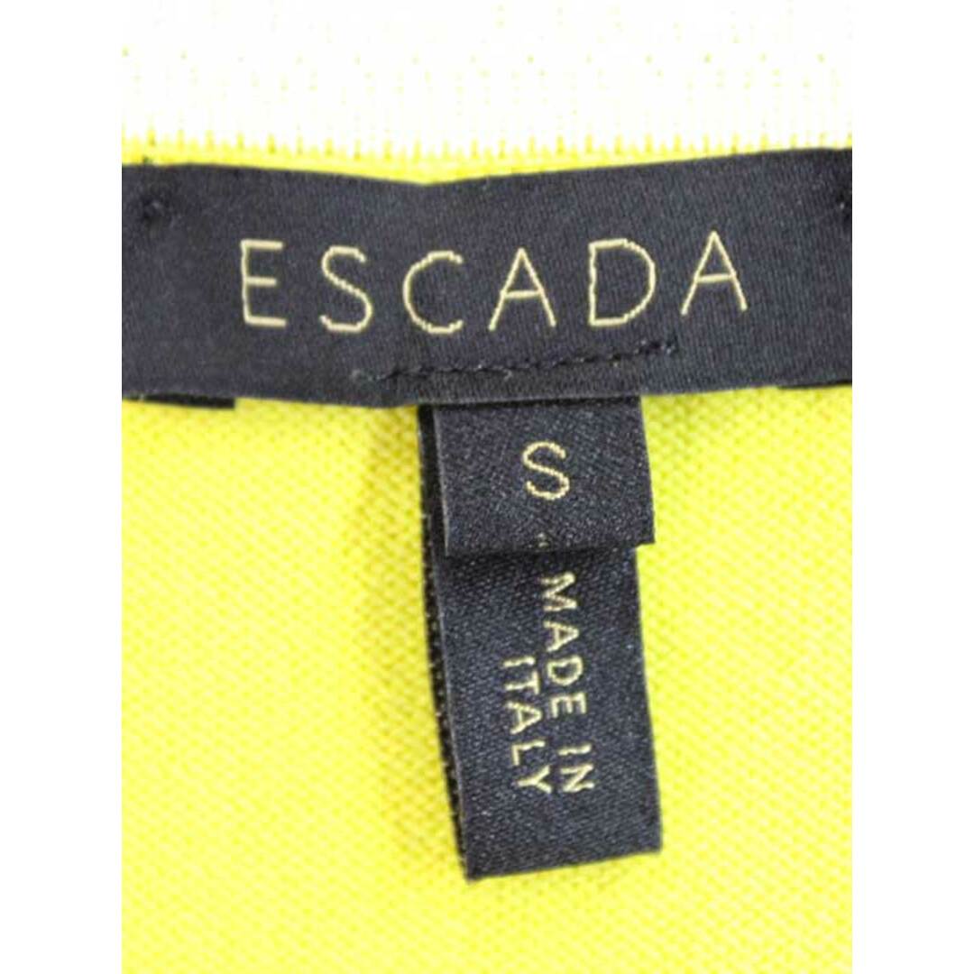 ESCADA(エスカーダ)の【夏物 新入荷】‡ESCADA/エスカーダ‡Vネックニット/半袖  イエロー/黄 レディース S【中古】夏春 624042 レディースのトップス(ニット/セーター)の商品写真