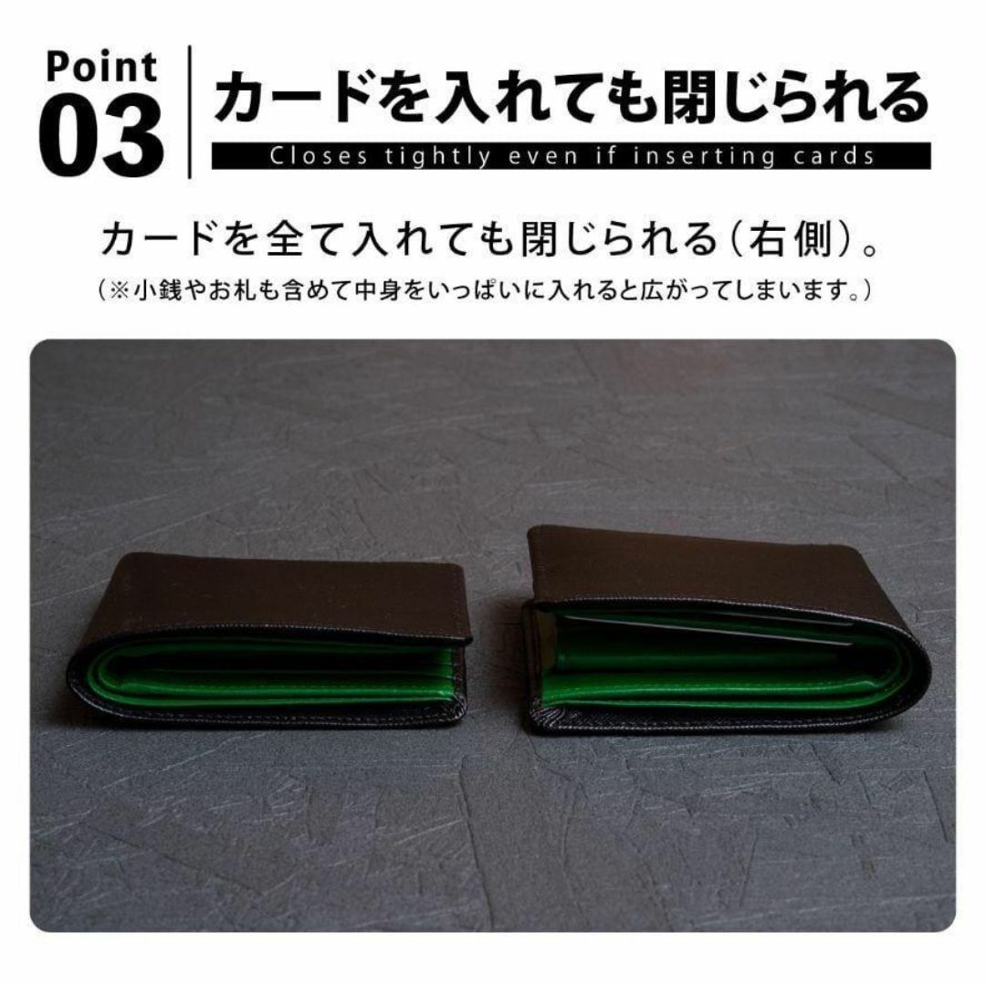 新品　訳あり　折りたたみ財布　二つ折り財布　レザー財布 メンズのファッション小物(折り財布)の商品写真