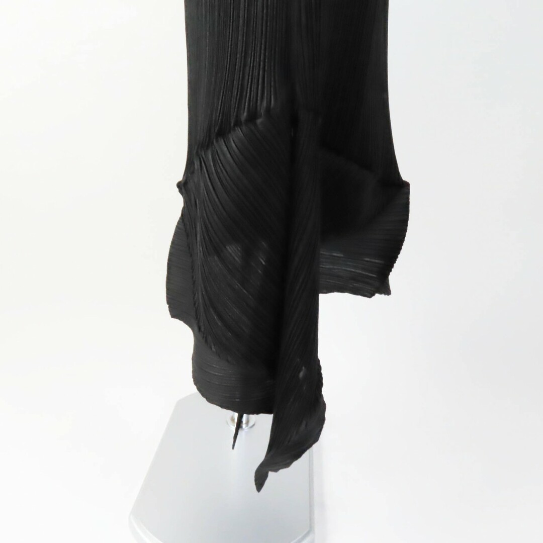 極美品✨PLEATS PLEASE プリーツ ダブルジップ ロングスカート 黒