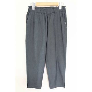 【夏物 新入荷】●FITH/フィス●リネン混イージーパンツ/長ズボン/ロングパンツ/クロップド丈/ウエストゴム ブルー/青 レディース 01【中古】夏 034042(その他)