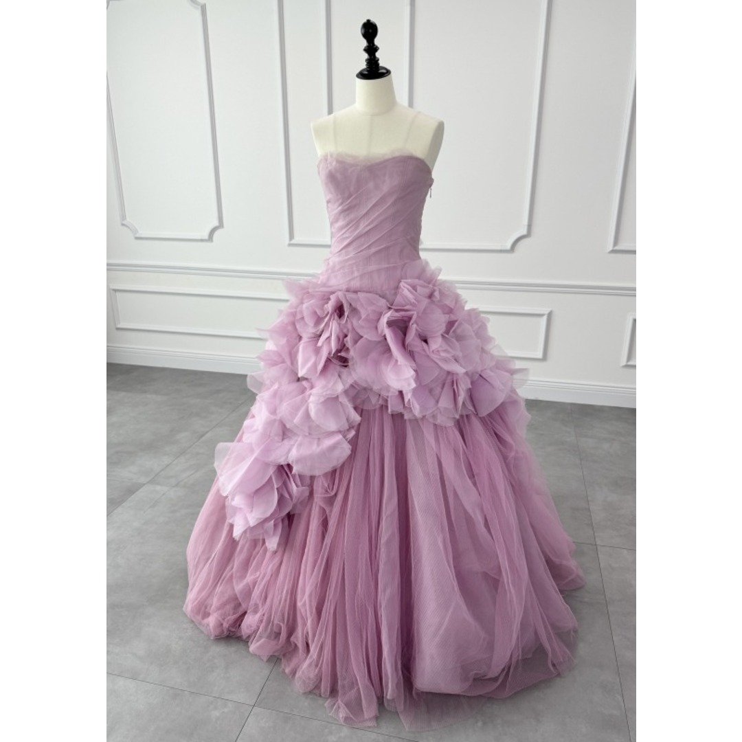 ヴェラウォン VERA WANG BRIDE Hayley ヘイリー プリンセスライン ウェディングドレス ピンク チュール レディースのフォーマル/ドレス(ウェディングドレス)の商品写真