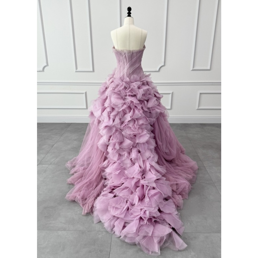 ヴェラウォン VERA WANG BRIDE Hayley ヘイリー プリンセスライン ウェディングドレス ピンク チュール レディースのフォーマル/ドレス(ウェディングドレス)の商品写真