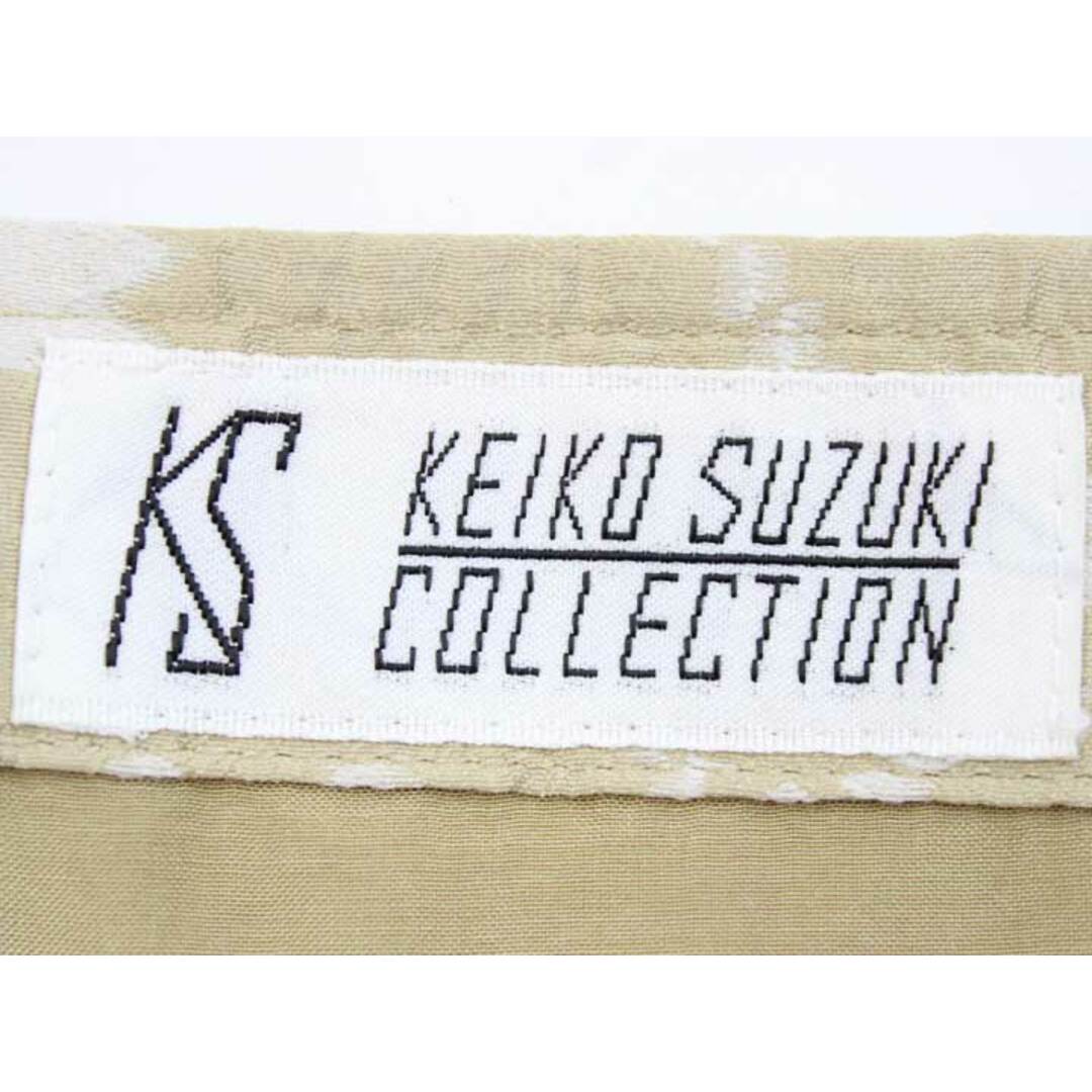 【夏物 新入荷】‡KEIKO SUZUKI/ケイコスズキ‡総柄セットアップスカート/ノースリーブ/膝丈 ライトベージュ レディース 42/40【中古】春夏 524042 レディースのレディース その他(その他)の商品写真