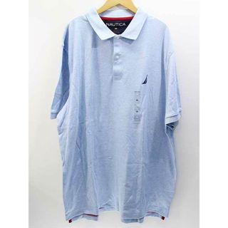 NAUTICA - 【夏物 新入荷】新品未使用品‡NAUTICA｜ノーティカ‡ポロシャツ/タグ付き/半袖  ライトブルー/水色 メンズ XXL【中古】夏春 924042