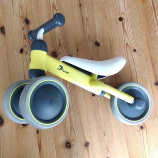 アイデス　D-bike mini フロストイエロー　幼児用キックバイク　三輪車(その他)