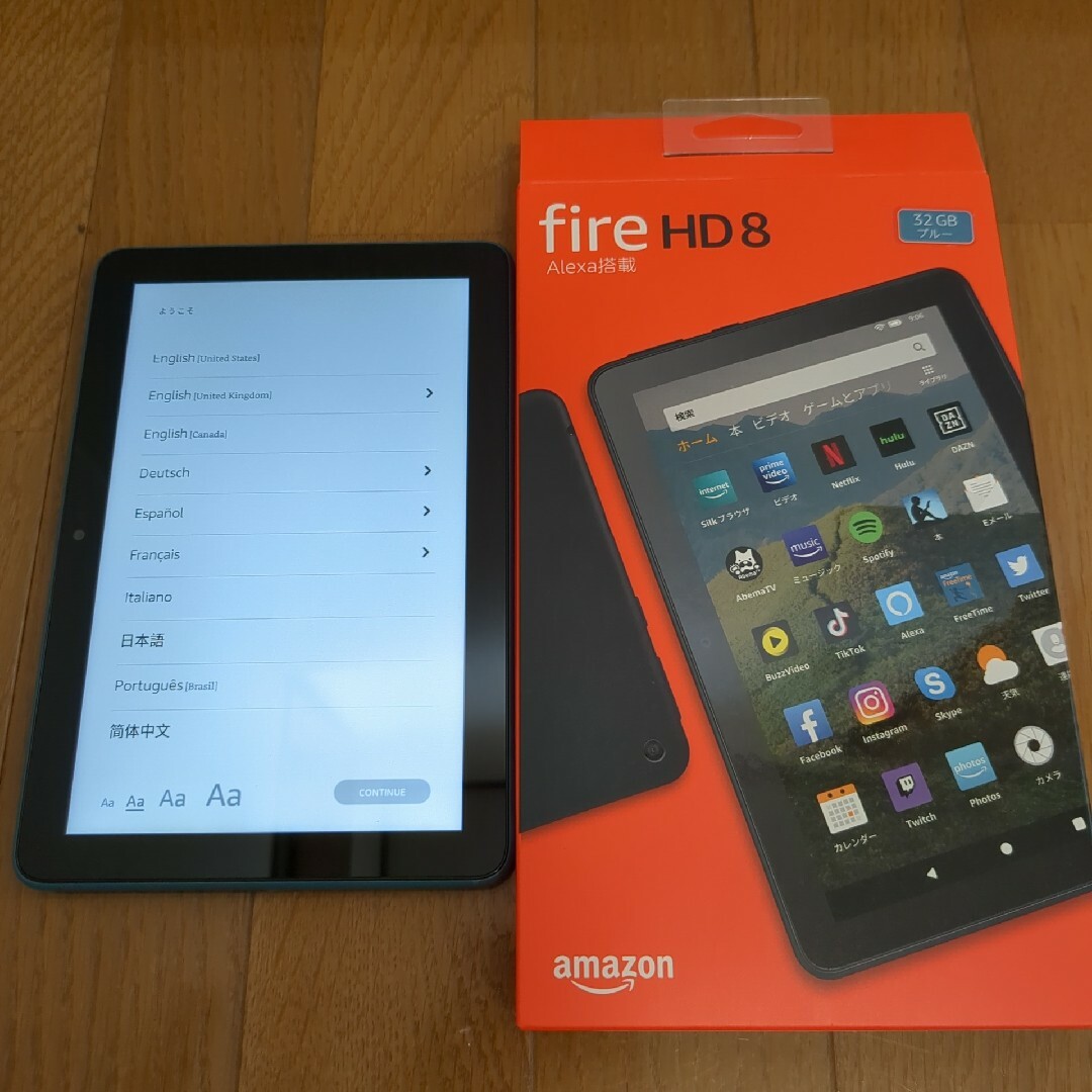 Amazon(アマゾン)のamazon fire HD 8 2020 第10世代 32GB ブルー スマホ/家電/カメラのPC/タブレット(タブレット)の商品写真