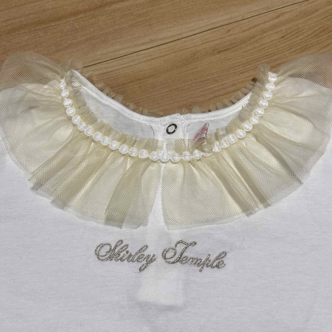 Shirley Temple(シャーリーテンプル)のシャーリーテンプル　フリル襟　Tシャツ　160 キッズ/ベビー/マタニティのキッズ服女の子用(90cm~)(Tシャツ/カットソー)の商品写真