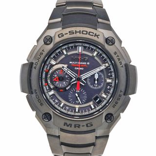 ジーショック(G-SHOCK)のジーショック MR-G 腕時計 時計 チタン MRG-8100B ソーラー電波時計 メンズ 1年保証 G-SHOCK  中古(腕時計(アナログ))