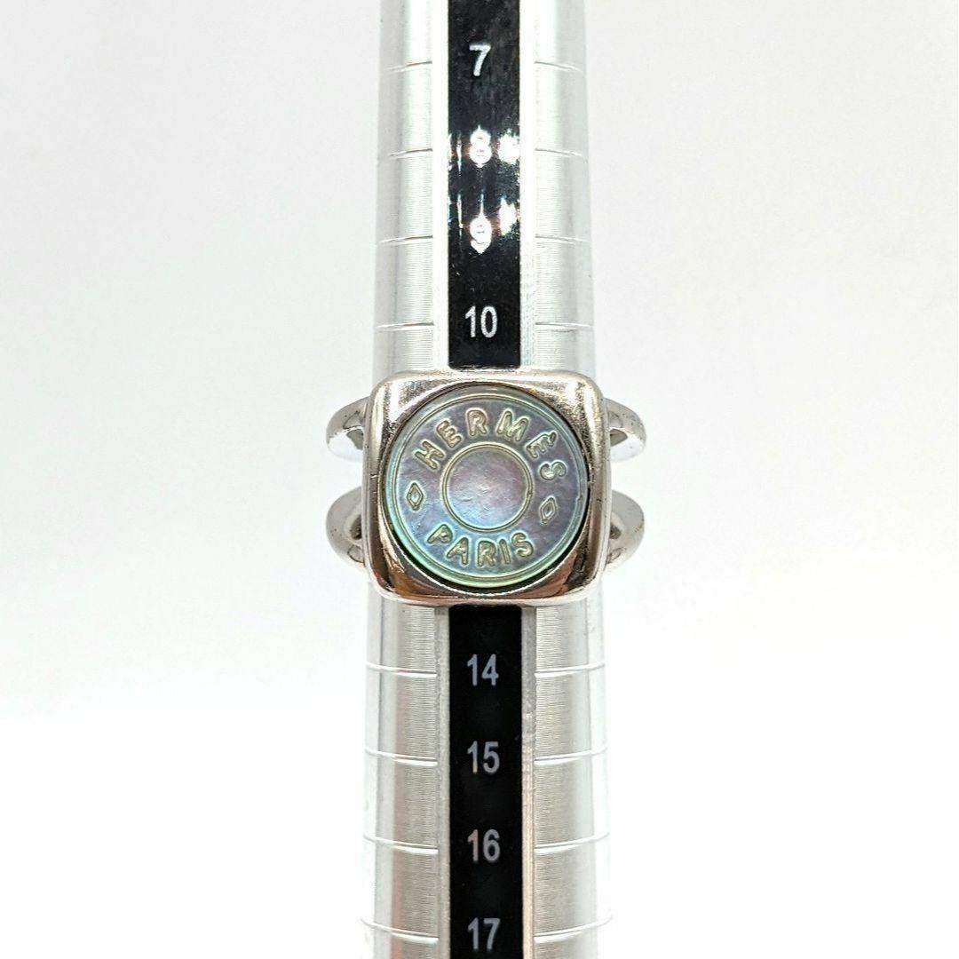 Hermes(エルメス)のエルメス シェル コロゾ リング シルバー 12号 53表記 ヴィンテージ メンズのアクセサリー(リング(指輪))の商品写真