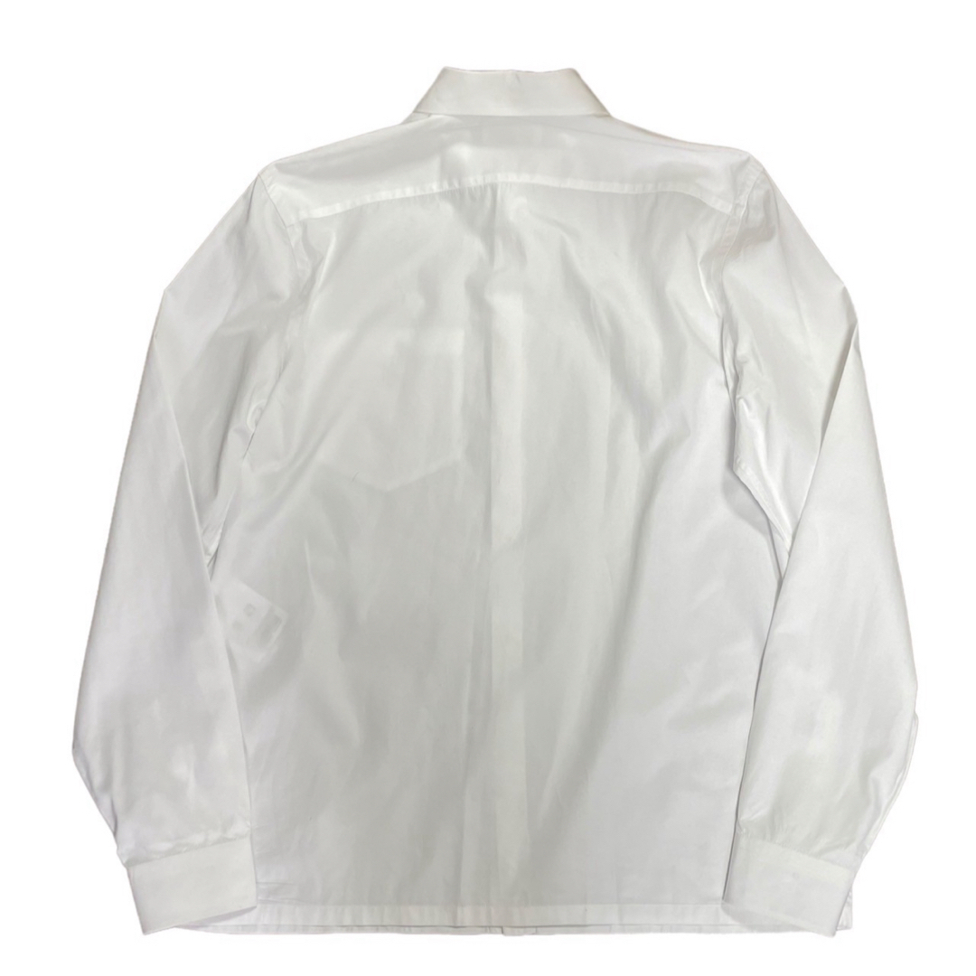 PRADA(プラダ)の✨極美品✨ 21年モデル PRADA プラダ 白長袖シャツ ロゴプリント  L メンズのトップス(シャツ)の商品写真