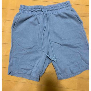 エイチアンドエム(H&M)のH&M ハーフパンツ　カットオフ　S ブルー(ショートパンツ)