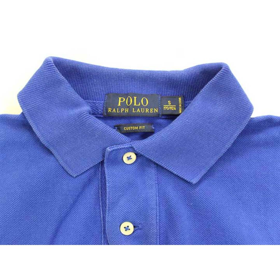 POLO RALPH LAUREN(ポロラルフローレン)の【春物 新入荷】■POLO RALPH LAUREN/ポロ ラルフ ローレン■ポロシャツ/半袖 ブルー/青 メンズ S【中古】春夏 424042 メンズのトップス(ポロシャツ)の商品写真