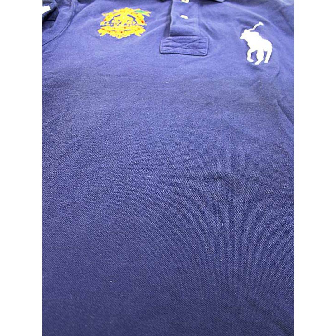 POLO RALPH LAUREN(ポロラルフローレン)の【夏物 新入荷】■POLO RALPH LAUREN/ポロ ラルフ ローレン■ビックポニーポロシャツ/半袖 ブルー/青 メンズ M【中古】夏 424042 メンズのトップス(ポロシャツ)の商品写真