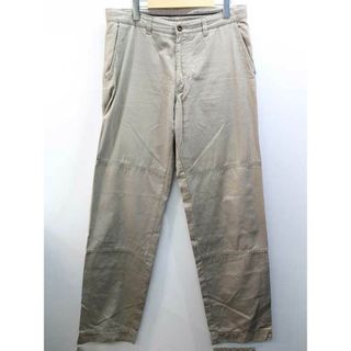 【夏物 新入荷】‡HUGO BOSS/ヒューゴボス‡コットンパンツ/十分丈 グレー ジュ メンズ 50【中古】  春夏 924042