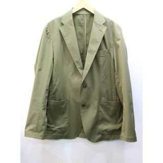 uniform experiment - 【夏物 新入荷】‡uniform experiment/ユニフォームエクスペリメント‡ストレッチツイル2ボタンジャケット/長袖  カーキ メンズ 3【中古】夏春 924042