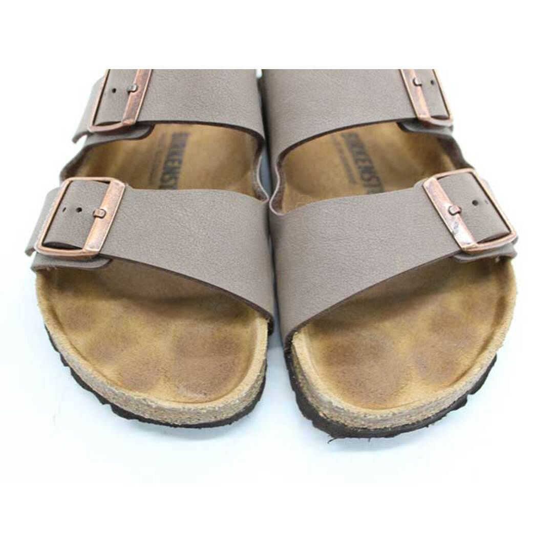 BIRKENSTOCK(ビルケンシュトック)の【夏物 新入荷】★BIRKENSTOCK/ビルケンシュトック★アリゾナ/サンダル/カジュアル/スポーティ/シンプル/おしゃれ/シューズ/靴 ブラウングレー/茶灰色 レディース 24【中古】夏 424042 レディースの靴/シューズ(サンダル)の商品写真