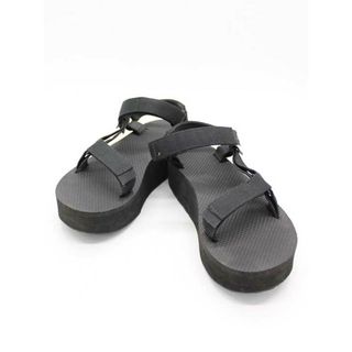 テバ(Teva)の【夏物 新入荷】★Teva/テバ★100844/ストラップサンダル/カジュアル/スポーティ/厚底/サンダル/シューズ/靴 ブラック/黒 レディース 24【中古】夏 424042(サンダル)