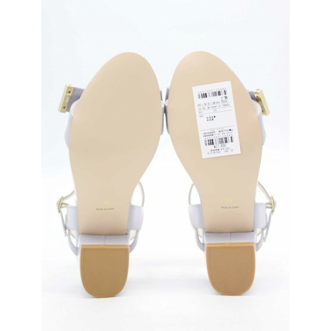 TOCCA(トッカ)の【夏物 新入荷】新品未使用品◇TOCCA/トッカ◇2023年製/NUANCE RIBBON SANDALS/ニュアンスリボンサンダル/アンクルストラップ/シューズ/靴 ラベンダー/ライトパープル/薄紫 レディース 35 夏 624042 レディースの靴/シューズ(サンダル)の商品写真