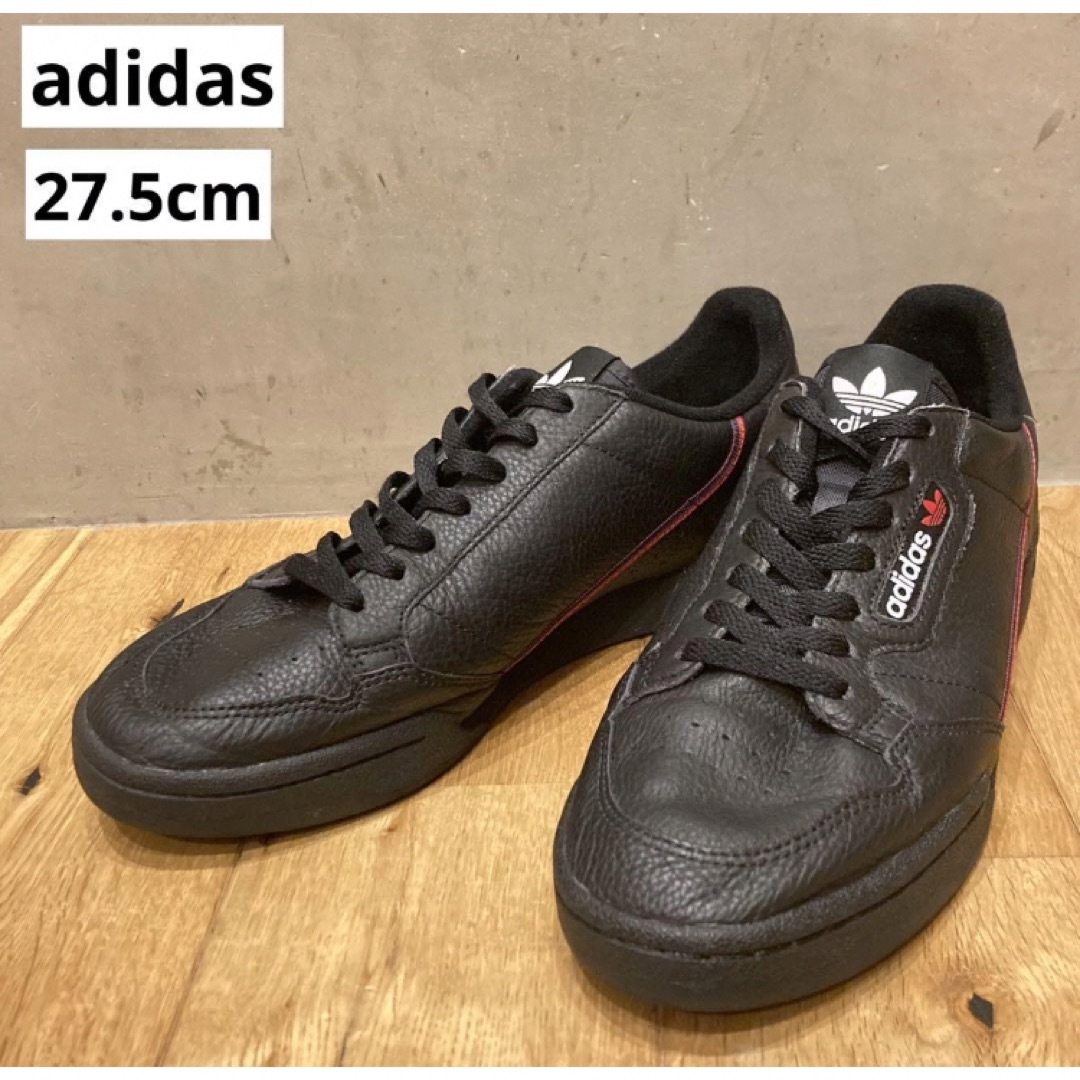 adidas(アディダス)のadidas Originals CONTINENTAL 80 黒　27.5cm メンズの靴/シューズ(スニーカー)の商品写真