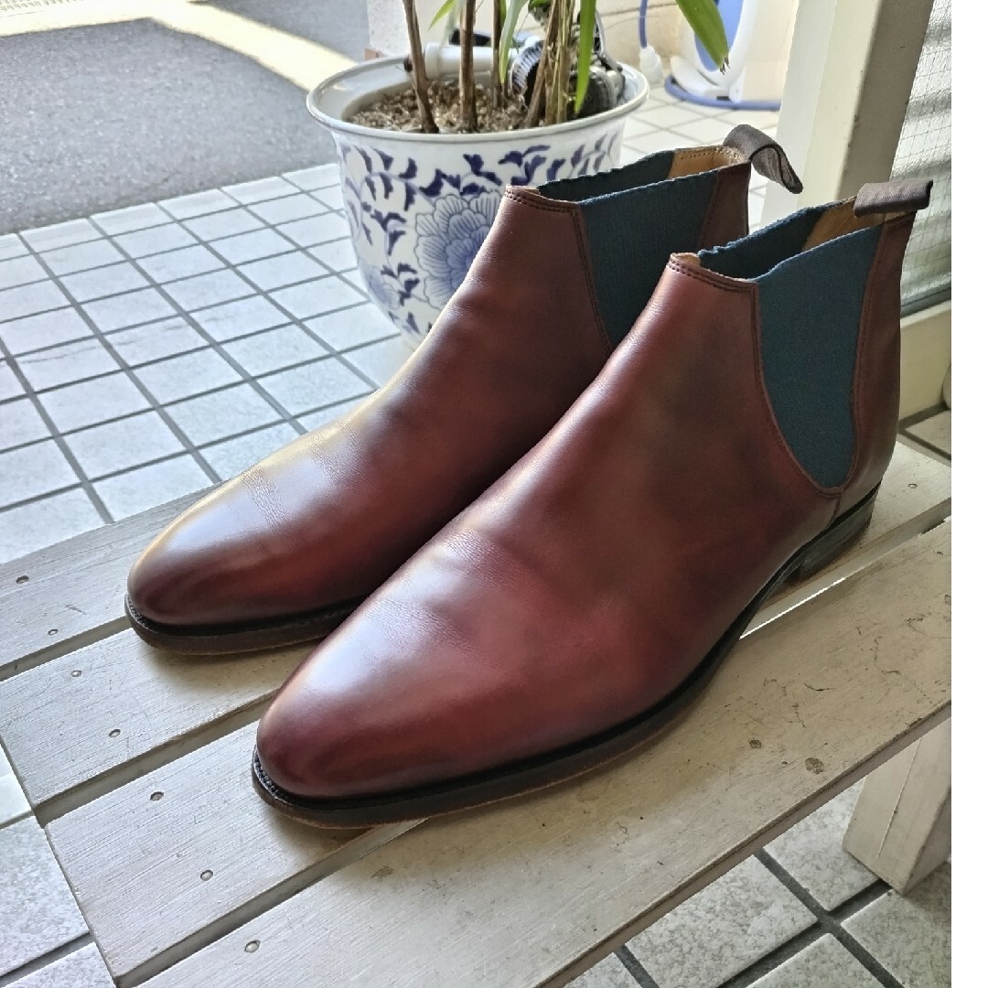 Crockett&Jones(クロケットアンドジョーンズ)の美品 クロケット＆ジョーンズ サイドゴアブーツ 7.5E メンズの靴/シューズ(ドレス/ビジネス)の商品写真