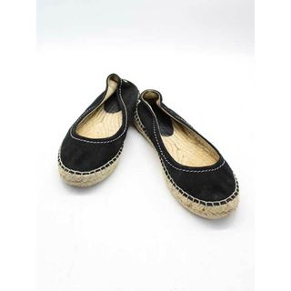 ジミーチュウ(JIMMY CHOO)の【夏物 新入荷】★JIMMY CHOO/ジミーチュウ★エスパドリーユ/おしゃれ/かわい/サンダル/シューズ/靴 ブラック/黒 レディース 36 1/2【中古】夏 724042(サンダル)