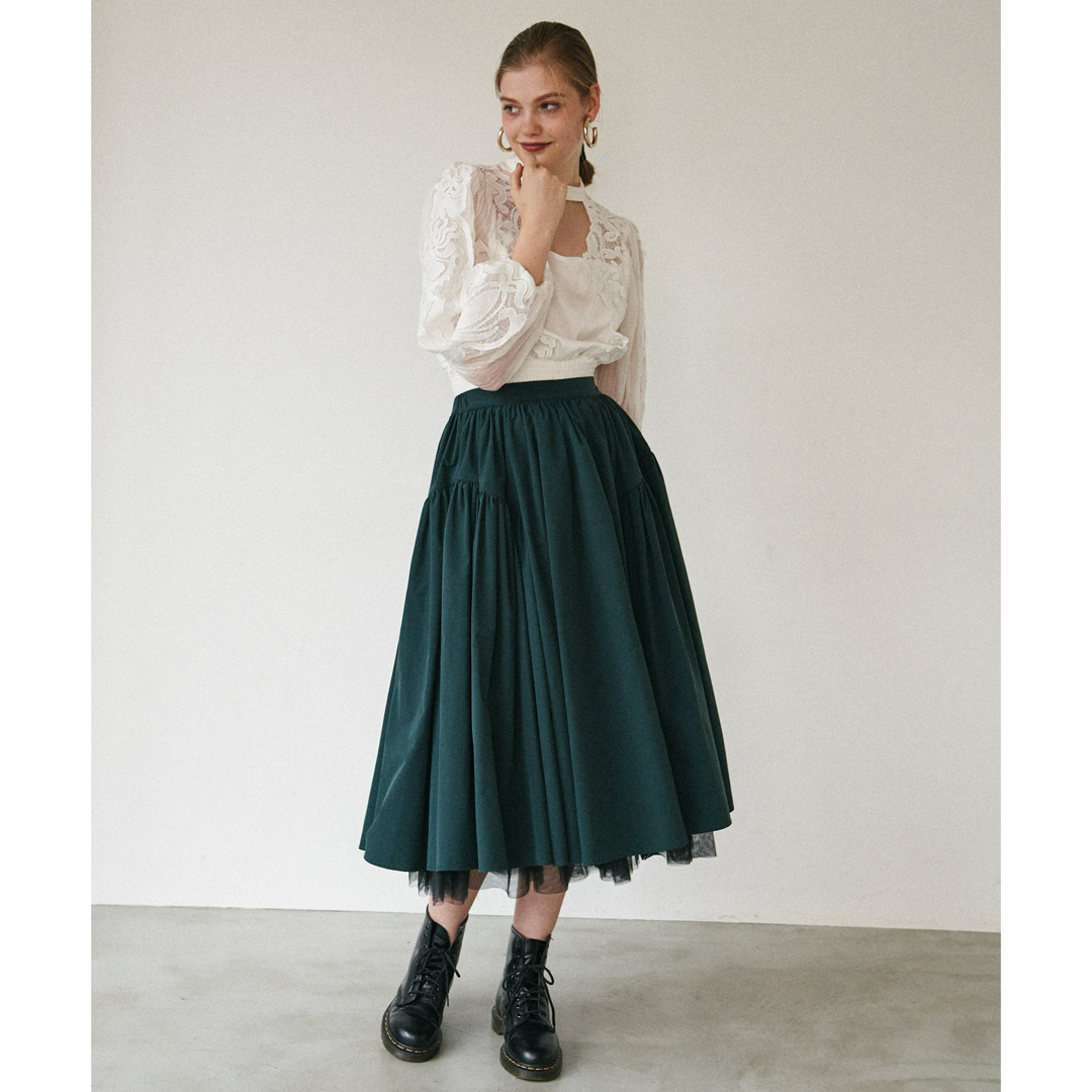 la belle Etude(ラベルエチュード)のクラシカルボリュームスカート レディースのスカート(ロングスカート)の商品写真