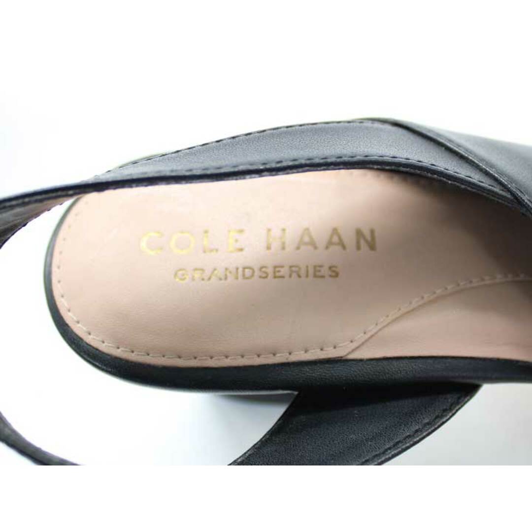 Cole Haan(コールハーン)の【夏物 新入荷】★Cole Haan/コールハーン★AMALIA SANDAL65/レザーサンダル/おしゃれ/きれいめ/サンダル/シューズ/靴 ブラック/黒 レディース 6 1/2B【中古】夏 724042 レディースの靴/シューズ(サンダル)の商品写真