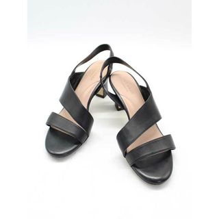 コールハーン(Cole Haan)の【夏物 新入荷】★Cole Haan/コールハーン★AMALIA SANDAL65/レザーサンダル/おしゃれ/きれいめ/サンダル/シューズ/靴 ブラック/黒 レディース 6 1/2B【中古】夏 724042(サンダル)