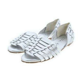 PAOLO BOVE サンダル EU36(22.5cm位) シルバー 【古着】【中古】(サンダル)