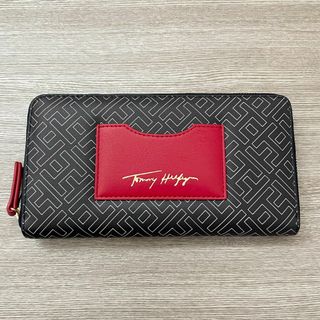 トミーヒルフィガー(TOMMY HILFIGER)の新品 トミーヒルフィガー 長財布 ウォレット ラウンドファスナー カードホルダー(財布)