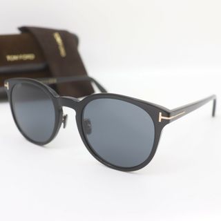 トムフォード(TOM FORD)のITYH0ONEFZLM 美品 トムフォード サングラス TF1052-K 01A 55□23 145 ブラック ゴールド ケース クロス ユニセックス(サングラス/メガネ)