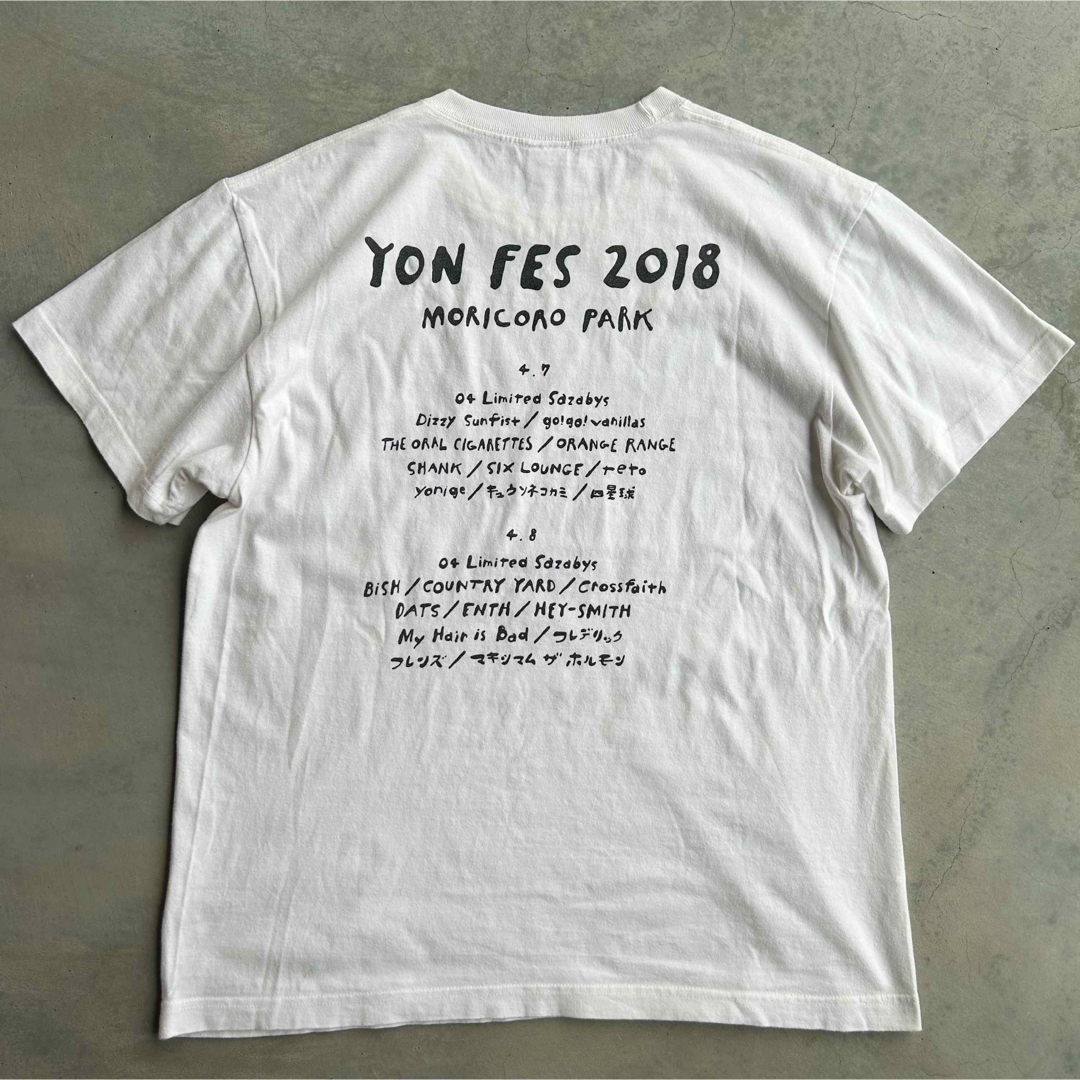 04 Limited Sazabys フォーリミ ヨンフェス Tシャツ 2018 メンズのトップス(Tシャツ/カットソー(半袖/袖なし))の商品写真