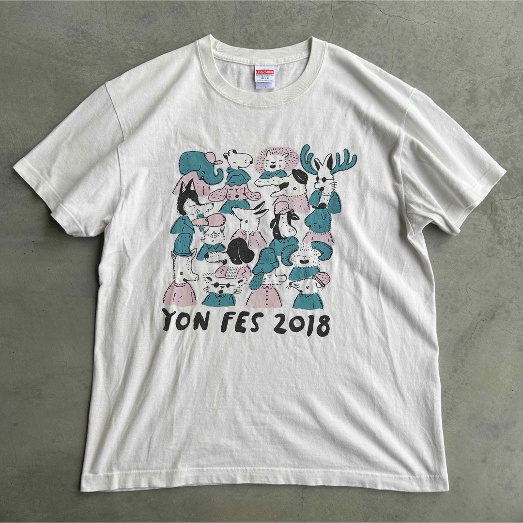 04 Limited Sazabys フォーリミ ヨンフェス Tシャツ 2018 メンズのトップス(Tシャツ/カットソー(半袖/袖なし))の商品写真