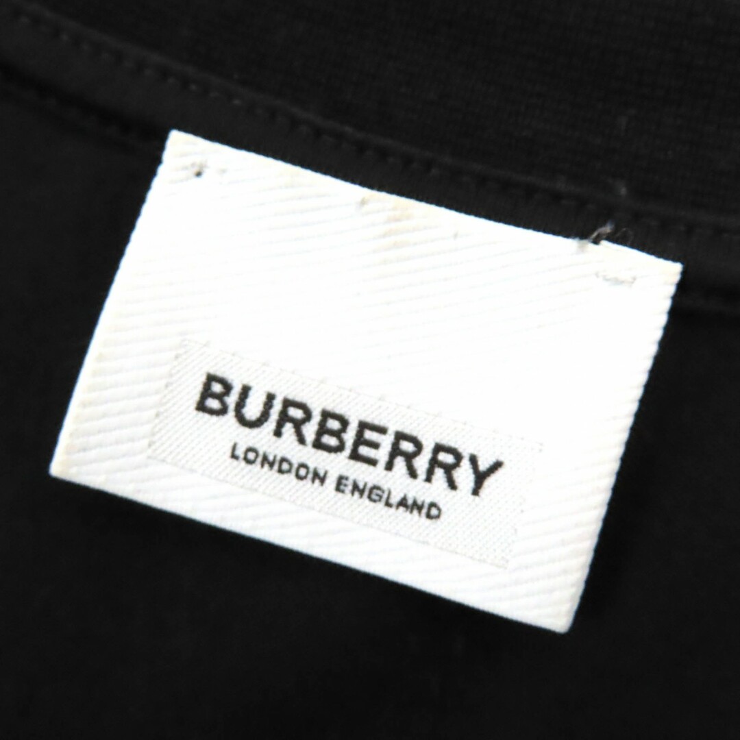 BURBERRY(バーバリー)の美品△BURBERRY バーバリー 802237202 コットン100％ KINGDOM クルーネック オーバーサイズ 半袖Ｔシャツ ブラック XXS 正規品 メンズ メンズのトップス(Tシャツ/カットソー(半袖/袖なし))の商品写真