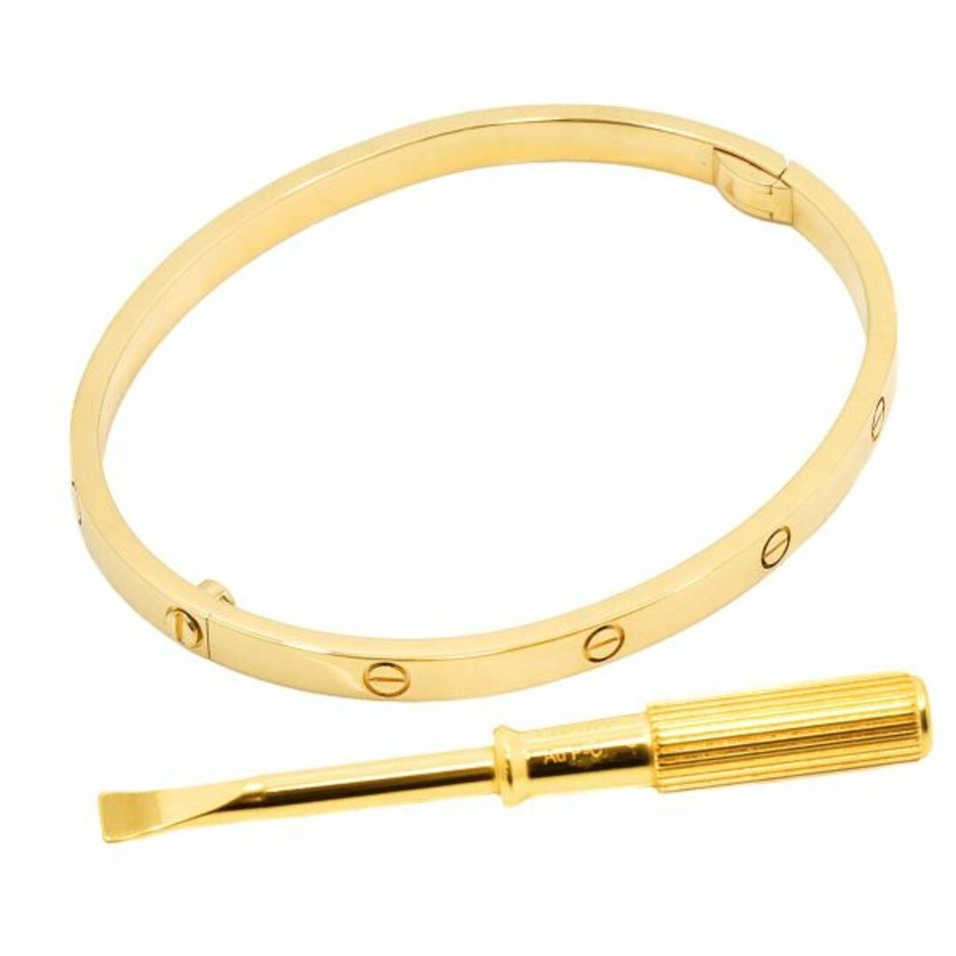 Cartier(カルティエ)のカルティエ Cartier ラブ ブレス SM #16 K18 YG イエローゴールド 750 ブレスレット バングル 【証明書付き】VLP 90228242 レディースのアクセサリー(ブレスレット/バングル)の商品写真