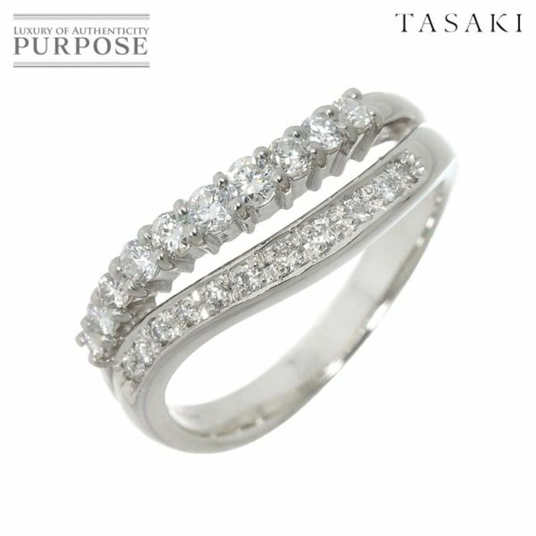 TASAKI(タサキ)のタサキ TASAKI 16号 リング ダイヤ 0.53ct Pt プラチナ 田崎真珠 指輪 VLP 90229036 レディースのアクセサリー(リング(指輪))の商品写真