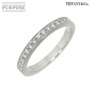 ティファニー(Tiffany & Co.)のティファニー TIFFANY&Co. ノヴォ 6.5号 リング ハーフ ダイヤ Pt プラチナ エタニティ 指輪 VLP 90229706(リング(指輪))