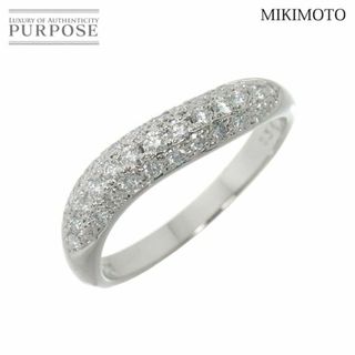 ミキモト(MIKIMOTO)のミキモト MIKIMOTO 9号 リング ダイヤ 0.34ct Pt プラチナ 指輪 VLP 90229802(リング(指輪))