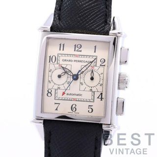 GIRARD-PERREGAUX - 【OH済】 ジラールペルゴ 【GIRARD-PERREGAUX】 ヴィンテージ1945 クロノグラフ 25990.0.11.8186 メンズ アイボリー ステンレススティール 腕時計 時計 VINTAGE 1945 CHRONOGRAPH LIMITED IVORY SS GP【中古】 